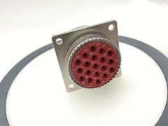 19 Pinos femeninos MIL-DTL-26482 Conector de níquel sin electrofinish Mil DTL 26482 Serie II