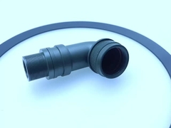 Conector de cadmio verde de oliva Concha trasera Adaptador de botas encogido EMI RFI Shield Sock