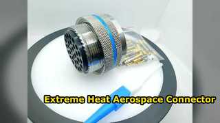 Solución aeroespacial confiable del conector circular de alta temperatura EN2997