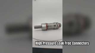 Conectores de fluido de acero inoxidable de alta presión KAIDA