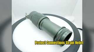 M85049 10 17W EMI RFI Alivio de tensión de la carcasa trasera