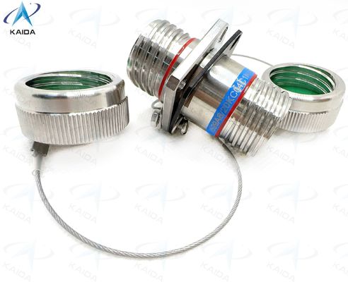 calidad  Secure Free Hanging Optical Fiber Connectors with Solder Termination and Mountin J599A8 20KC04C1N-S Hermetic Receptacle fábrica