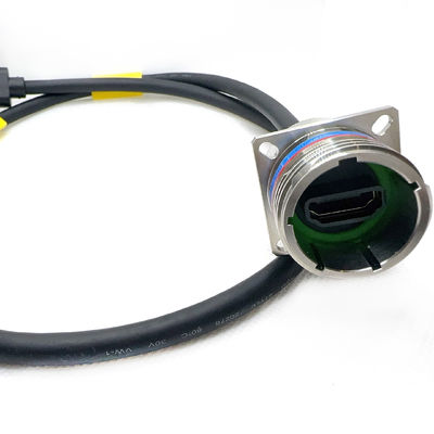 calidad  YW3 20E06S-K Stainless Steel Passivated HDMI Connector for Professional Applications.D38999 Series with HDMI.High Definition Multimedia Interface fábrica