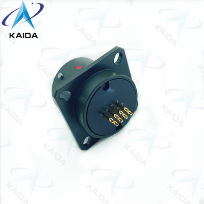 Conectores circulares RJ45 USB Transferencia de datos de -25°C a 125°C Conectores de enchufe de aviación