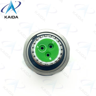 Conector de acero inoxidable con conectores de 3 pines masculinos incluidos D38999/26KC03PN