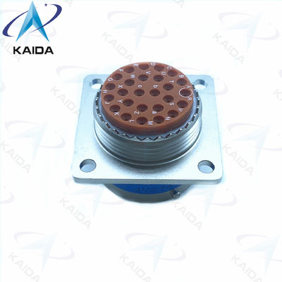 26 Pinos masculinos MIL-DTL-38999 Serie 2 Conector de níquel sin electro.D38999 Serie 2