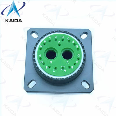 MIL-DTL-38999 Serie III Conector D38999/20WG79PN Mezcla de alta y baja frecuencia de cadmio verde oliva