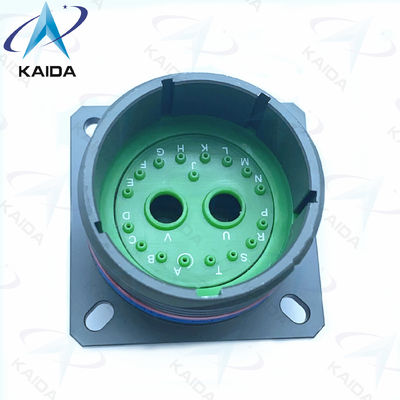 MIL-DTL-38999 Serie III Conector D38999/20WG79PN Mezcla de alta y baja frecuencia de cadmio verde oliva