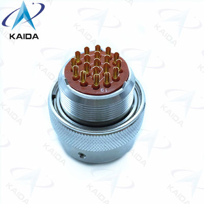Conector eléctrico circular a prueba de lluvia enchufe de acero inoxidable de grado industrial