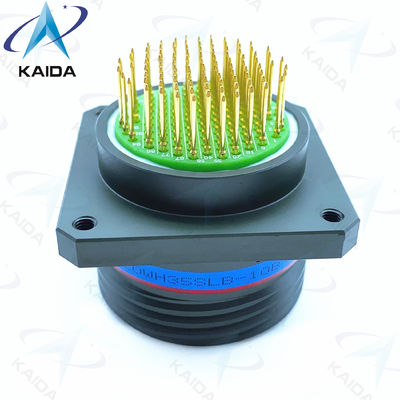 Tamaño de contacto 22 Conectores personalizados Receptor cuadrado D38999 Serie III 100 cola larga de PC