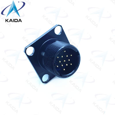 Conectores personalizados de la serie 800 Contactos anodizados negros Conectores aviadores