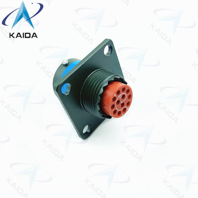 Montado en la pared D38999 Serie 2 Receptacle 500V 38999 Conector Ethernet 13 Pins femeninos.MS27497T10B35S