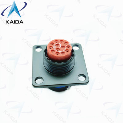 Montado en la pared D38999 Serie 2 Receptacle 500V 38999 Conector Ethernet 13 Pins femeninos.MS27497T10B35S