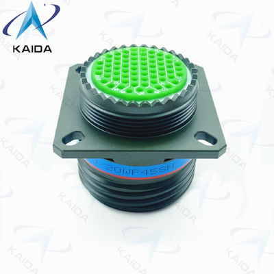 Conector de recipiente de tamaño de concha 19 D38999 Serie 3 Conector de cadmio verde oliva
