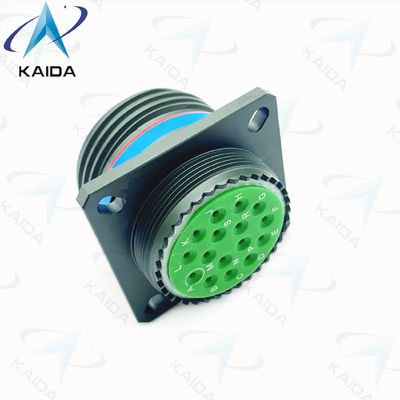 Conector circular roscado MIL-DTL-38999 Serie 3 con 16 pines masculinos D38999 20WG16PN