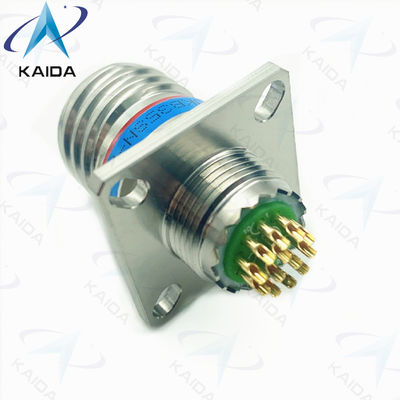 Tipo de recipiente MIL-DTL-38999 Conector de acero inoxidable pasivado Mil Dtl D38999