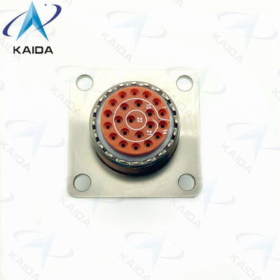 22 Contactos masculinos MIL-DTL-38999 Serie 2 Conector de montaje en la pared D38999