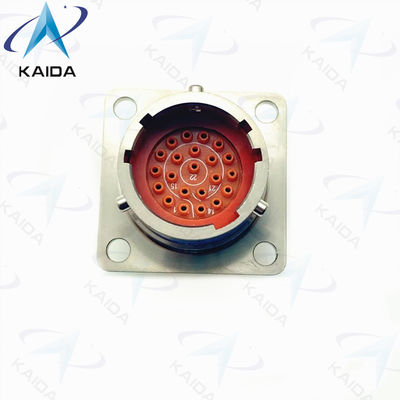 22 Contactos masculinos MIL-DTL-38999 Serie 2 Conector de montaje en la pared D38999