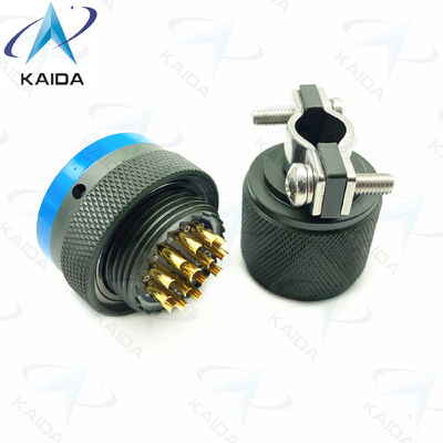 MIL-DTL-26482 Serie I Conector en miniatura MS3116F14-15P Cadmio verde oliva 15 pines masculinos