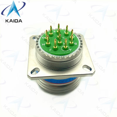 Tipo de cola de PCB corto MIL-DTL-38999 Serie III Conector de receptáculo D38999/20FF11PCN Níquel sin electro.8D Serie