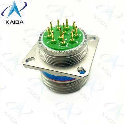 Tipo de cola de PCB corto MIL-DTL-38999 Serie III Conector de receptáculo D38999/20FF11PCN Níquel sin electro.8D Serie