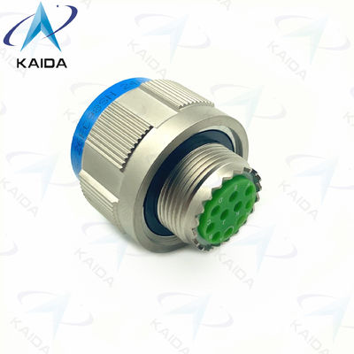 Conector de enchufe de 500V MIL-DTL-38999 Serie III para el ejército D38999/26FC98SN Níquel sin electro 10 pines femeninos. Serie 8D.