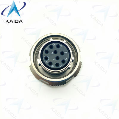 Conector de enchufe de 500V MIL-DTL-38999 Serie III para el ejército D38999/26FC98SN Níquel sin electro 10 pines femeninos. Serie 8D.