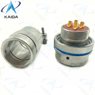 25A-300A Corriente nominal del enchufe pasivado de acero inoxidable XCD22T4K1P40 con abrazadera de cable