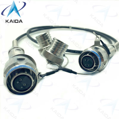 Conectores de fibra óptica de acabado pasivado de acero inoxidable 2*J599/26KB02B1N-8.0 ((GD)