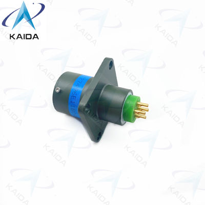 Tamaño del caparazón 11 MIL-DTL-38999 Serie I -55°C a 125°C MS27496E11B04PA-H 4 Pinos masculinos Palting de cadmio verde oliva