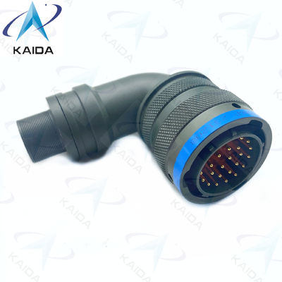 90 grados Plug Género soldador Terminación de contacto MIL-DTL-26482 Serie I PT08E16-26P Cadmio conductor eléctrico