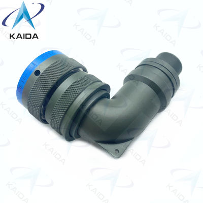 90 grados Plug Género soldador Terminación de contacto MIL-DTL-26482 Serie I PT08E16-26P Cadmio conductor eléctrico