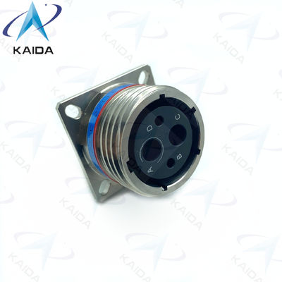 Material de contacto Twinax Aleación de cobre MIL-DTL-38999 Serie III -55°C a 125°C D38999/20KE22SC 4 Pinos femeninos de acero inoxidable