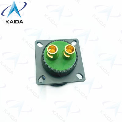 Conector roscado de 500V MIL-DTL-38999 Serie III D38999/20WE62PN-H.2 8# Contacto de alimentación Cadmio verde oliva Serie 8D