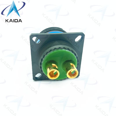 Conector roscado de 500V MIL-DTL-38999 Serie III D38999/20WE62PN-H.2 8# Contacto de alimentación Cadmio verde oliva Serie 8D