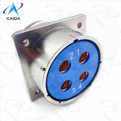 Y50DX Conector eléctrico circular de aluminio recipiente 3 contactos Temperatura de funcionamiento de -55°C a 125°C.Y50DX-D404ZK10