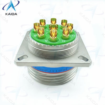 7.5A Nivel de corriente MIL-DTL-38999 Serie I Conector de enchufe recta para conexiones con acoplamiento de bayoneta.D38999/20FJ11SHN.