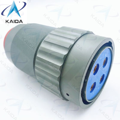 Conector eléctrico circular de la serie Y50DX Aluminio verde oliva Cadmio 4 contactos Y50DXD4-04TK5NL2