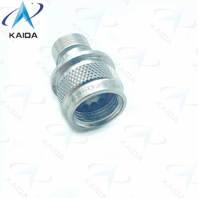 Adaptador de botón de encogida recta pasivada de acero inoxidable para el conector M85049/69-09S