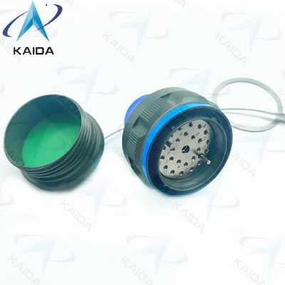 1000 ciclos de acoplamiento Conectores ópticos de fibra óptica de modo único Conectores de compresión de panel pulido.J599A8/26WH24N.8D