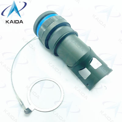 1000 ciclos de acoplamiento Conectores ópticos de fibra óptica de modo único Conectores de compresión de panel pulido.J599A8/26WH24N.8D