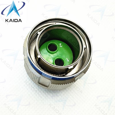 MILDTL-38999 2 Twinax contactos roscados / Nícel sin electro / contacto de oro acabado conector militar D38999/26FE82PN