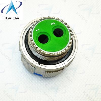 MILDTL-38999 2 Twinax contactos roscados / Nícel sin electro / contacto de oro acabado conector militar D38999/26FE82PN