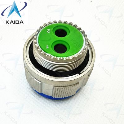 MILDTL-38999 2 Twinax contactos roscados / Nícel sin electro / contacto de oro acabado conector militar D38999/26FE82PN