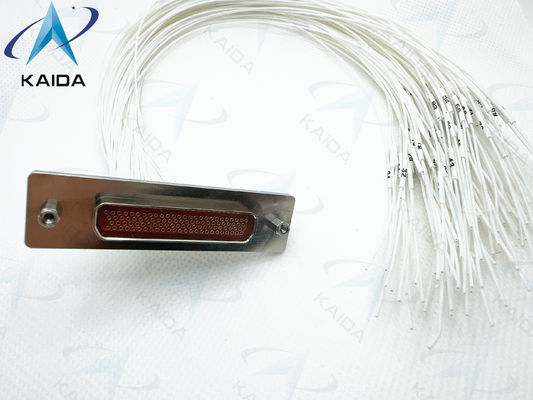 Conectores rectangulares para conexión duradera de 500V de oro sobre níquel J30J-100TJK-Q.100 pines femeninos