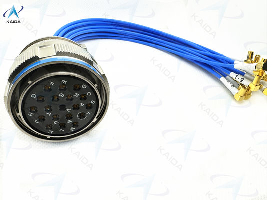 Conector de cable coaxial de níquel sin electrodo resistente a la corrosión para la serie D38999/8D