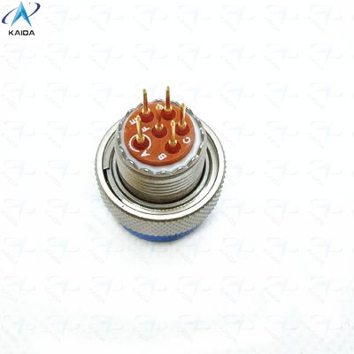 MIL-DTL-38999 Serie 2 aislante termoplástico sin níquel eléctrico PCB de cola corta 6 contactos Revestido de oro MS27484T10F98PCN