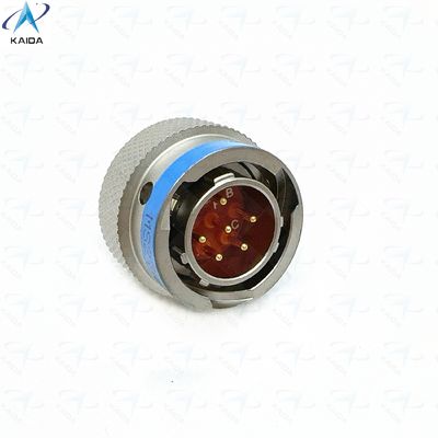 MIL-DTL-38999 Serie 2 aislante termoplástico sin níquel eléctrico PCB de cola corta 6 contactos Revestido de oro MS27484T10F98PCN