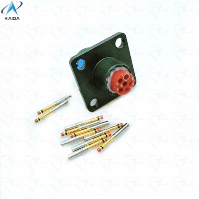 MS27497T08B35SA MIL-DTL-38999 Serie II 500 V 6 Contactos Conector eléctrico Receptor de montaje en pared JTPQ00