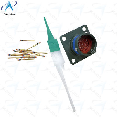 7.5A 13-Contacto MIL-DTL-38999 Serie 2 Conector con terminación de encrucijado MS27508E10B35P.JTP02 Receptor de montaje de caja